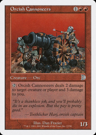 Orcish Cannoneers [Deckmasters] | The Time Vault CA