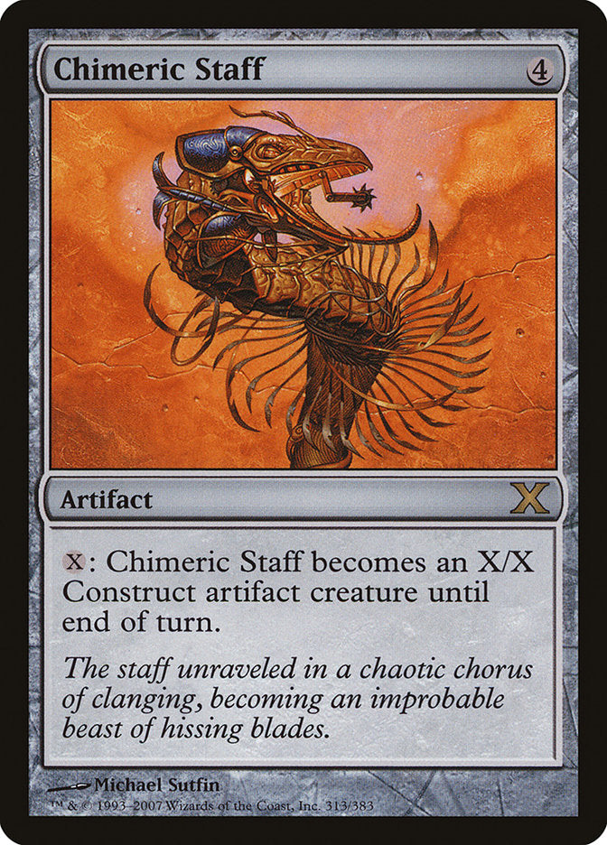 Chimeric Staff [Tenth Edition] | The Time Vault CA