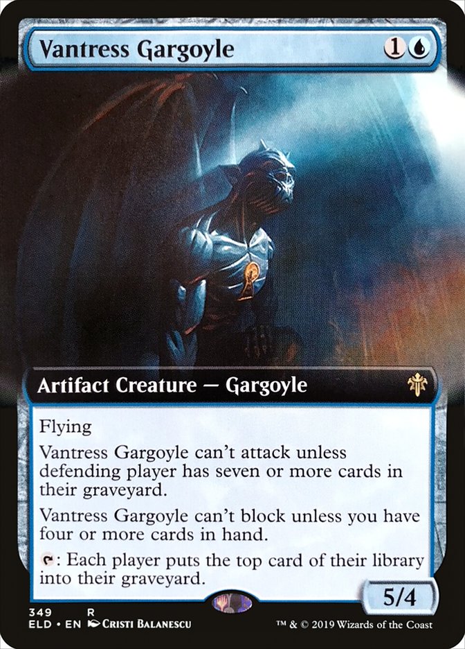 Vantress Gargoyle (Extended Art) [Throne of Eldraine] | The Time Vault CA