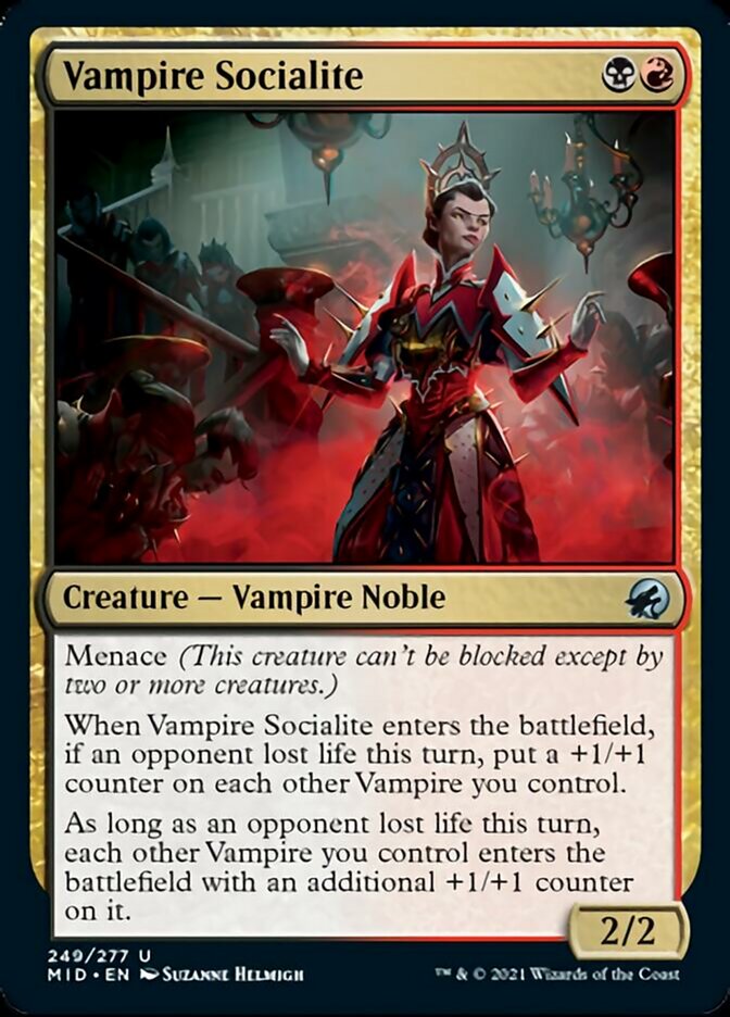 Vampire Socialite [Innistrad: Midnight Hunt] | The Time Vault CA