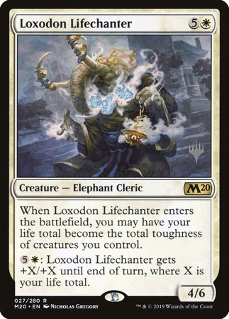 Loxodon Lifechanter [Core Set 2020 Promos] | The Time Vault CA