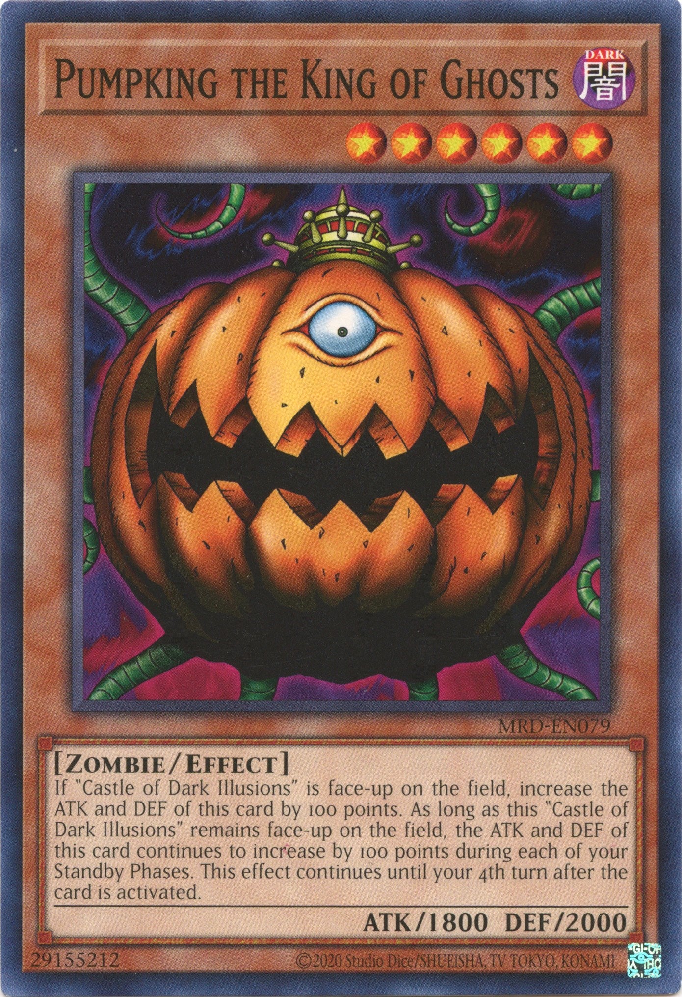 Pumpking the King of Ghosts (25th Anniversary) [MRD-EN079] Common | The Time Vault CA