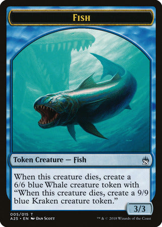 Fish // Kraken Double-sided Token [Masters 25 Tokens] | The Time Vault CA