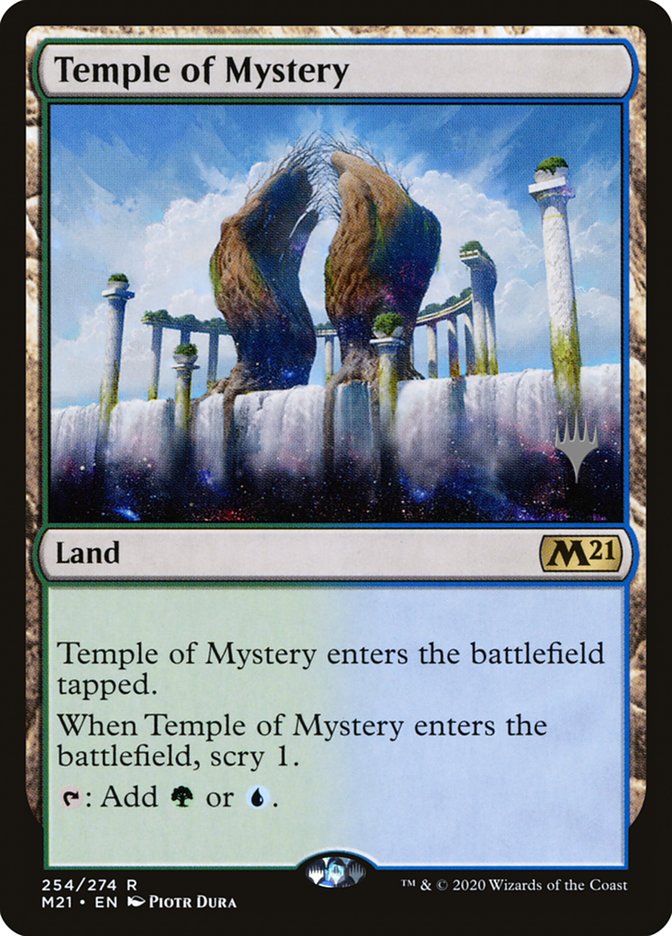 Temple of Mystery (Promo Pack) [Core Set 2021 Promos] | The Time Vault CA
