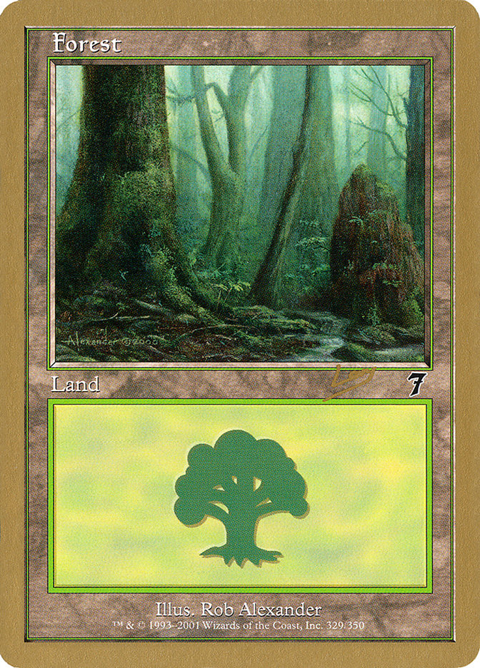 Forest (rl329) (Raphael Levy) [World Championship Decks 2002] | The Time Vault CA