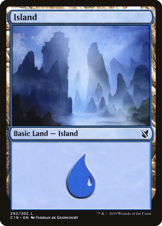 Island (292) [Commander 2019] | The Time Vault CA