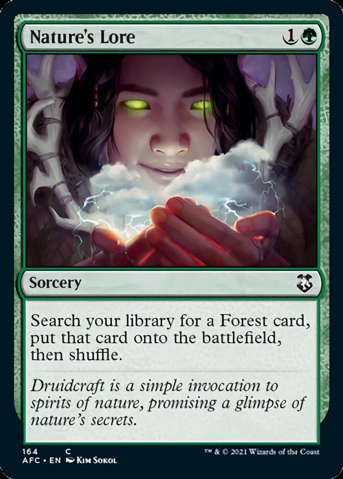 Nature's Lore [Dungeons & Dragons: Adventures in the Forgotten Realms Commander] | The Time Vault CA