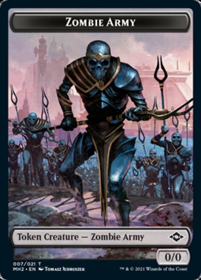 Zombie Army Token [Modern Horizons 2 Tokens] | The Time Vault CA