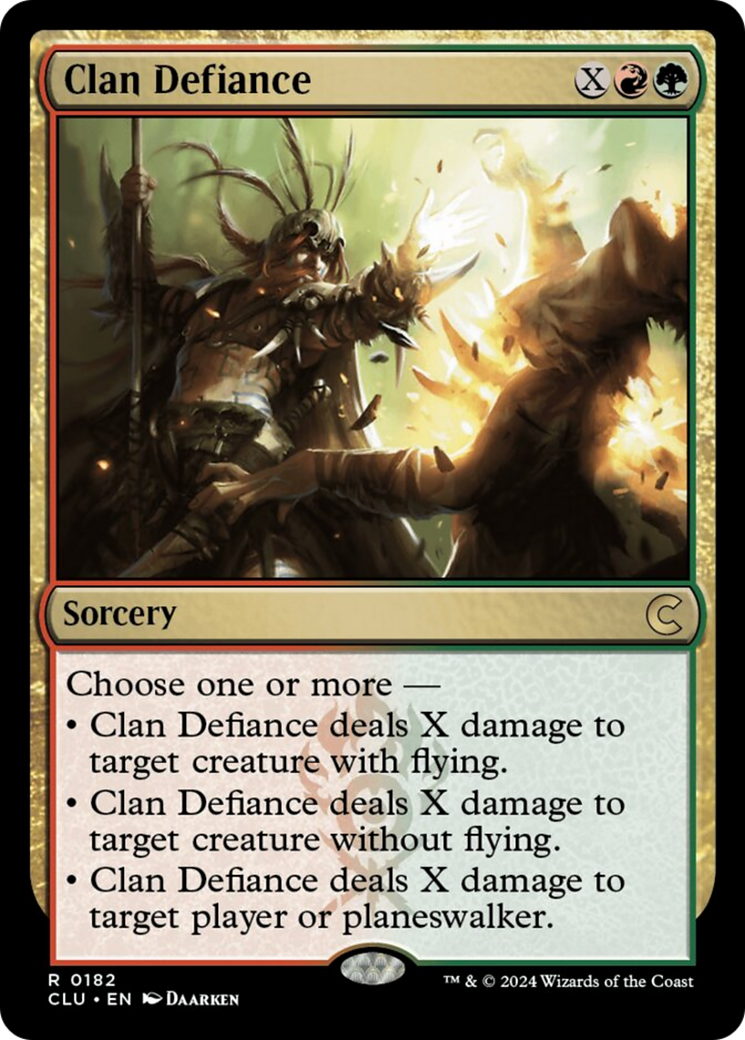 Clan Defiance [Ravnica: Clue Edition] | The Time Vault CA