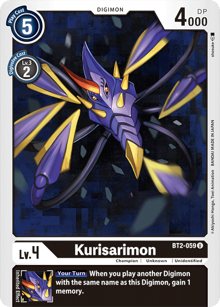 Kurisarimon [BT2-059] [Release Special Booster Ver.1.0] | The Time Vault CA