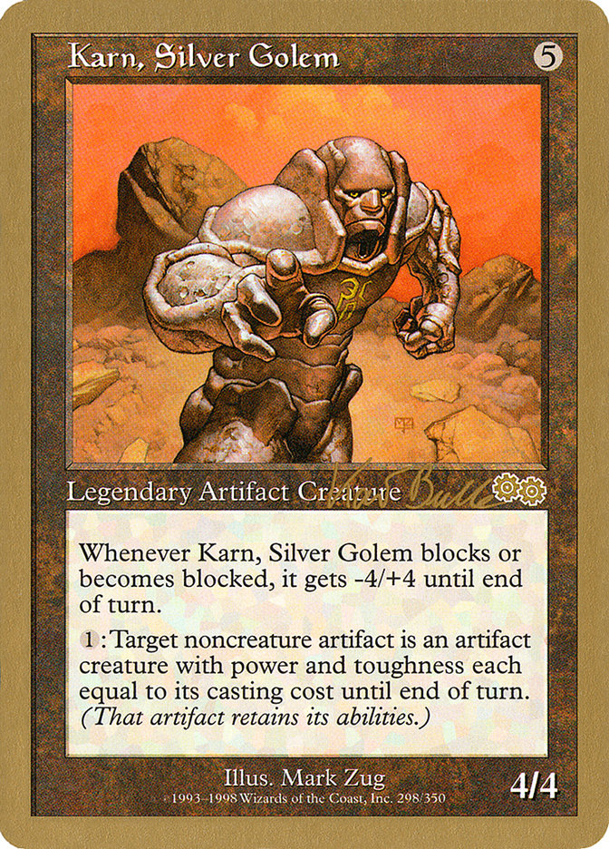 Karn, Silver Golem (Kai Budde) [World Championship Decks 1999] | The Time Vault CA