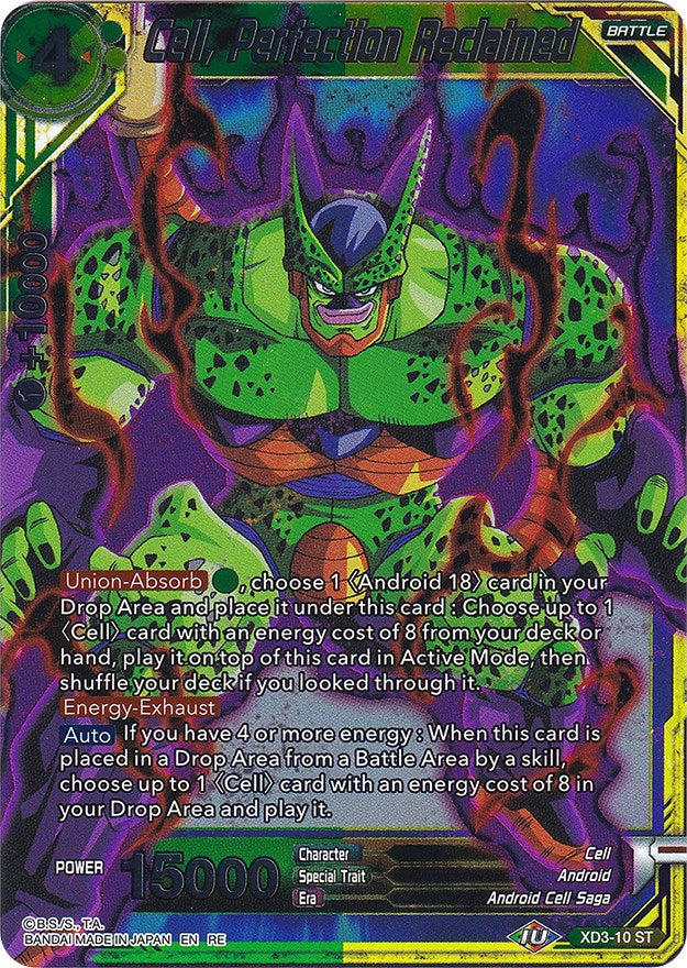 Cell, Perfection Reclaimed (XD3-10) [Ultimate Deck 2022] | The Time Vault CA