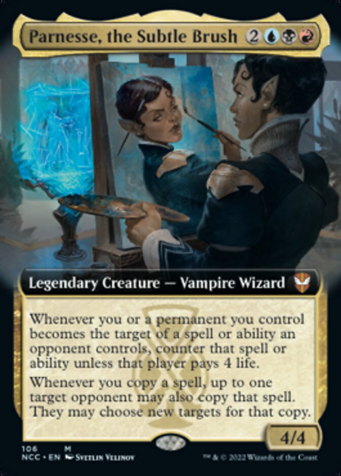 Parnesse, the Subtle Brush (Extended Art) [Streets of New Capenna Commander] | The Time Vault CA