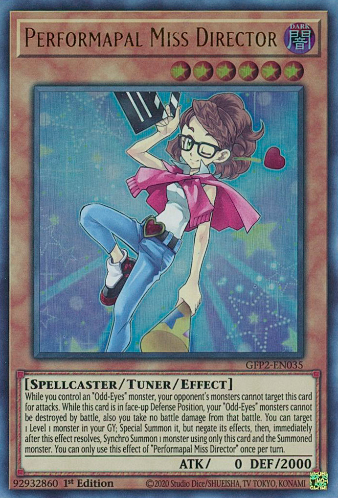 Performapal Miss Director [GFP2-EN035] Ultra Rare | The Time Vault CA