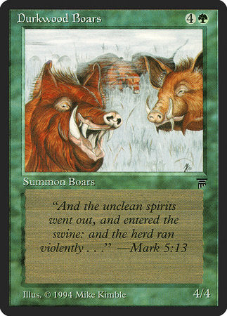 Durkwood Boars [Legends] | The Time Vault CA
