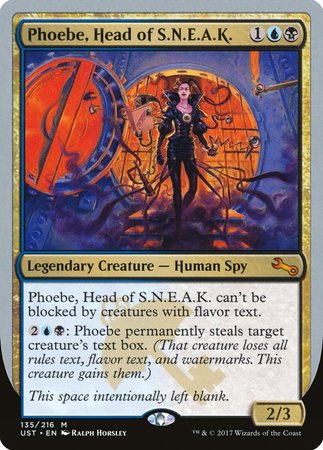 Phoebe, Head of S.N.E.A.K. [Unstable] | The Time Vault CA