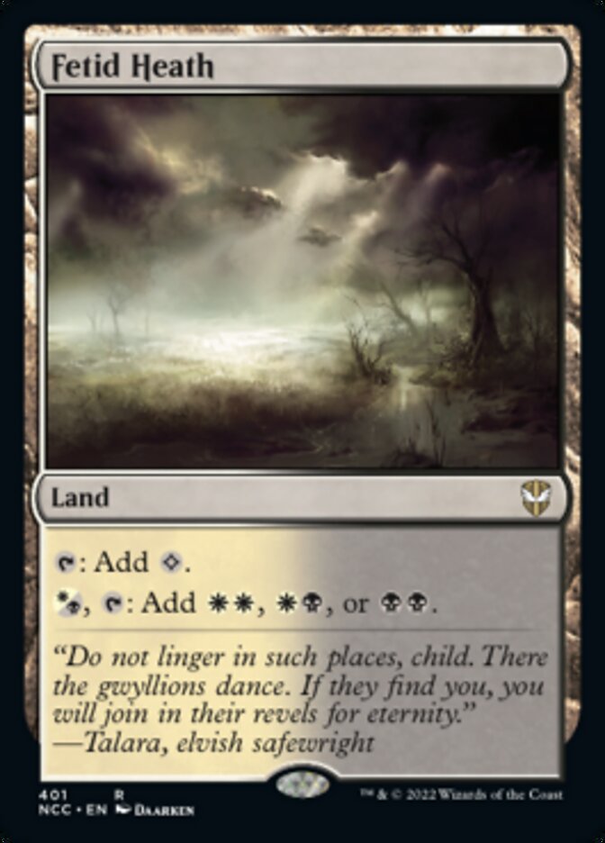 Fetid Heath [Streets of New Capenna Commander] | The Time Vault CA