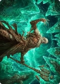 Draugr Necromancer Art Card [Kaldheim: Art Series] | The Time Vault CA