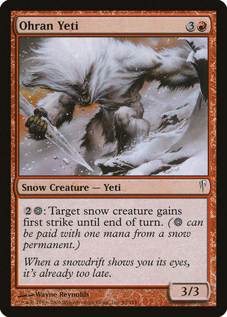 Ohran Yeti [Coldsnap] | The Time Vault CA
