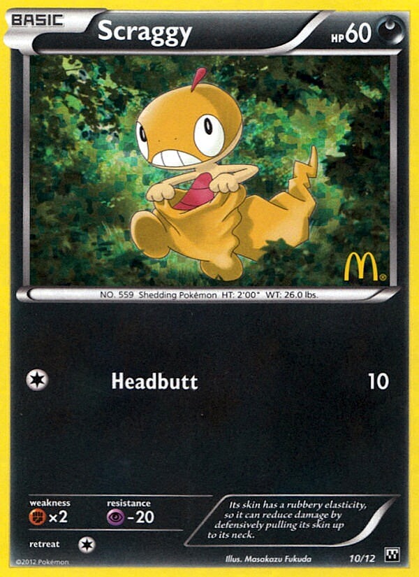 Scraggy (10/12) [McDonald's Promos: 2012 Collection] | The Time Vault CA