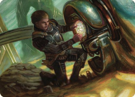 Urza, Powerstone Prodigy Art Card [The Brothers' War Art Series] | The Time Vault CA