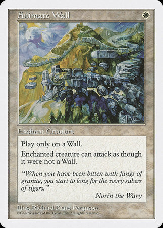 Animate Wall [Fifth Edition] | The Time Vault CA