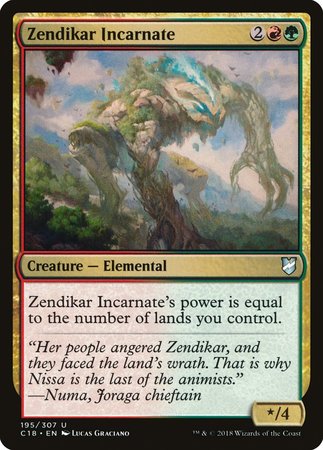 Zendikar Incarnate [Commander 2018] | The Time Vault CA