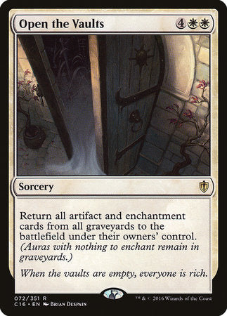 Open the Vaults [Commander 2016] | The Time Vault CA