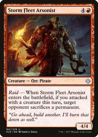 Storm Fleet Arsonist [Ixalan] | The Time Vault CA