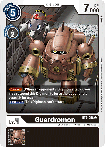 Guardromon [BT2-058] [Release Special Booster Ver.1.0] | The Time Vault CA