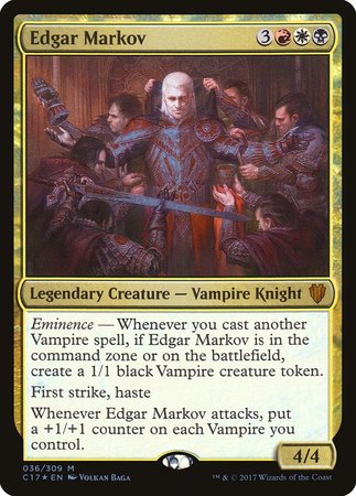 Edgar Markov [Commander 2017] | The Time Vault CA