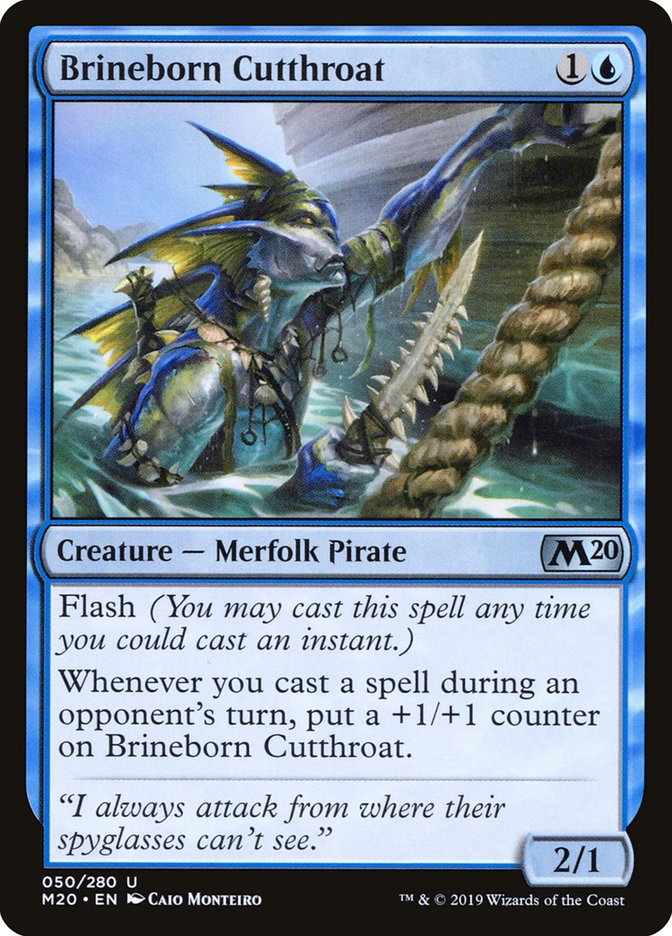 Brineborn Cutthroat [Core Set 2020] | The Time Vault CA