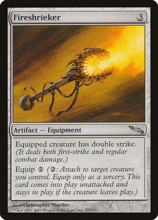 Fireshrieker [Mirrodin] | The Time Vault CA