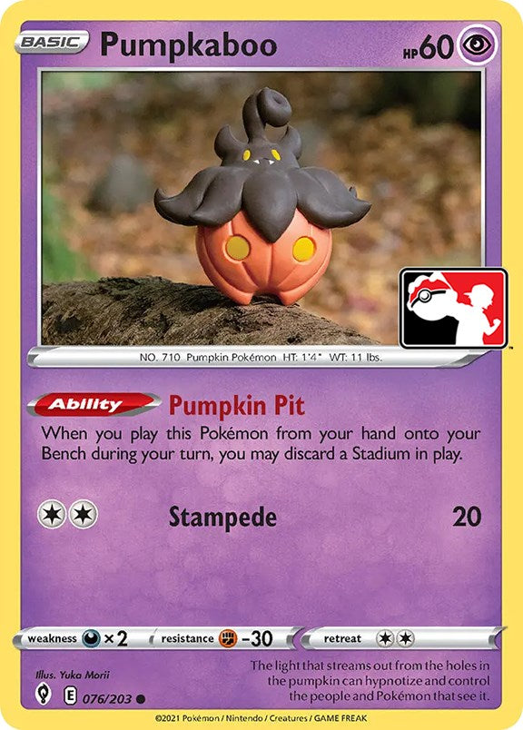 Pumpkaboo (076/203) [Prize Pack Series One] | The Time Vault CA