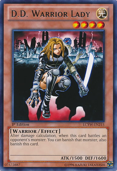 D.D. Warrior Lady [LCYW-EN215] Rare | The Time Vault CA