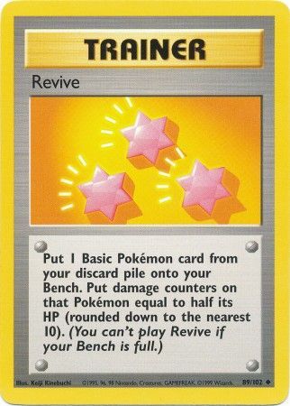 Revive (89/102) [Base Set Unlimited] | The Time Vault CA