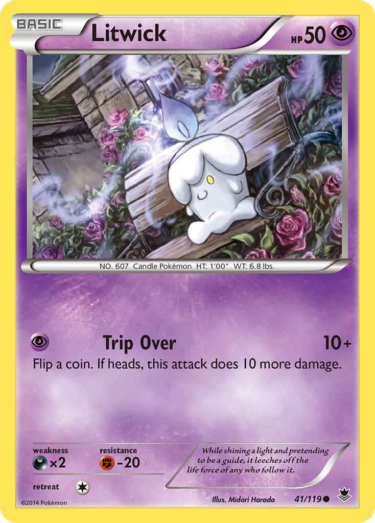 Litwick (41/119) [XY: Phantom Forces] | The Time Vault CA