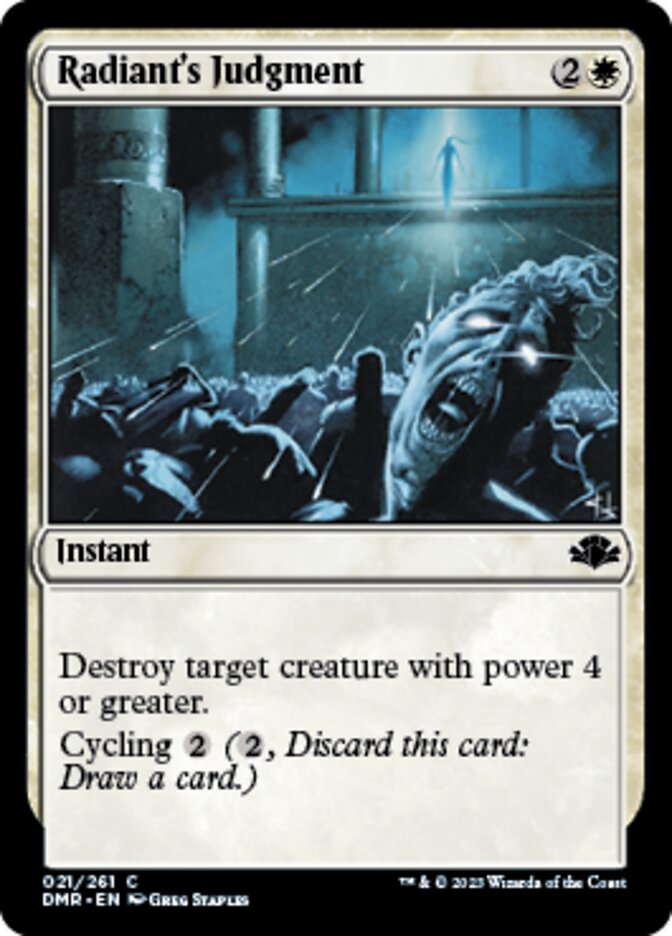 Radiant's Judgment [Dominaria Remastered] | The Time Vault CA