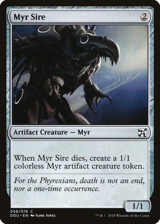 Myr Sire [Duel Decks: Elves vs. Inventors] | The Time Vault CA