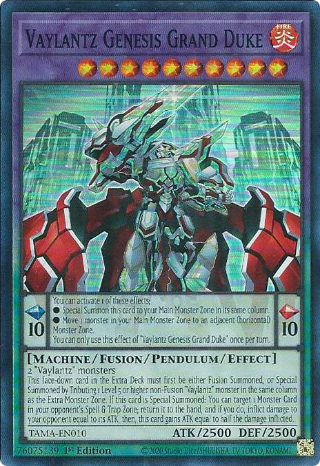 Vaylantz Genesis Grand Duke [TAMA-EN010] Super Rare | The Time Vault CA