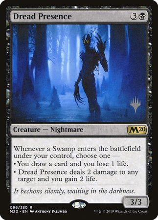 Dread Presence [Core Set 2020 Promos] | The Time Vault CA