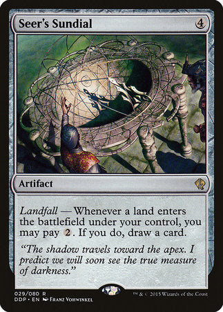 Seer's Sundial [Duel Decks: Zendikar vs. Eldrazi] | The Time Vault CA