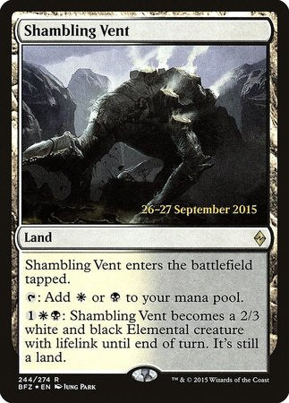 Shambling Vent [Battle for Zendikar Promos] | The Time Vault CA