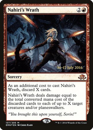 Nahiri's Wrath [Eldritch Moon Promos] | The Time Vault CA