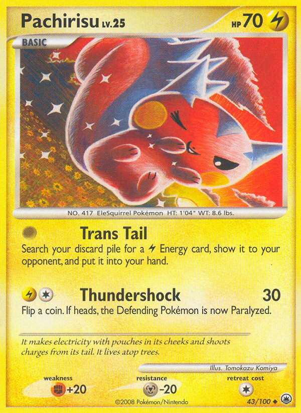 Pachirisu (43/100) [Diamond & Pearl: Majestic Dawn] | The Time Vault CA