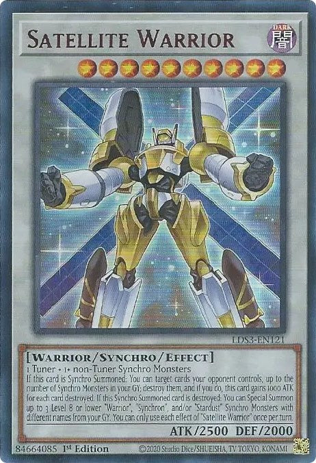 Satellite Warrior (Red) [LDS3-EN121] Ultra Rare | The Time Vault CA