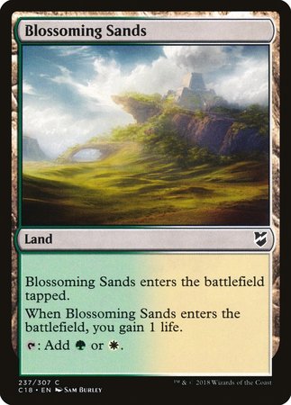 Blossoming Sands [Commander 2018] | The Time Vault CA