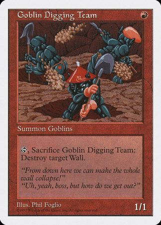 Goblin Digging Team [Fifth Edition] | The Time Vault CA