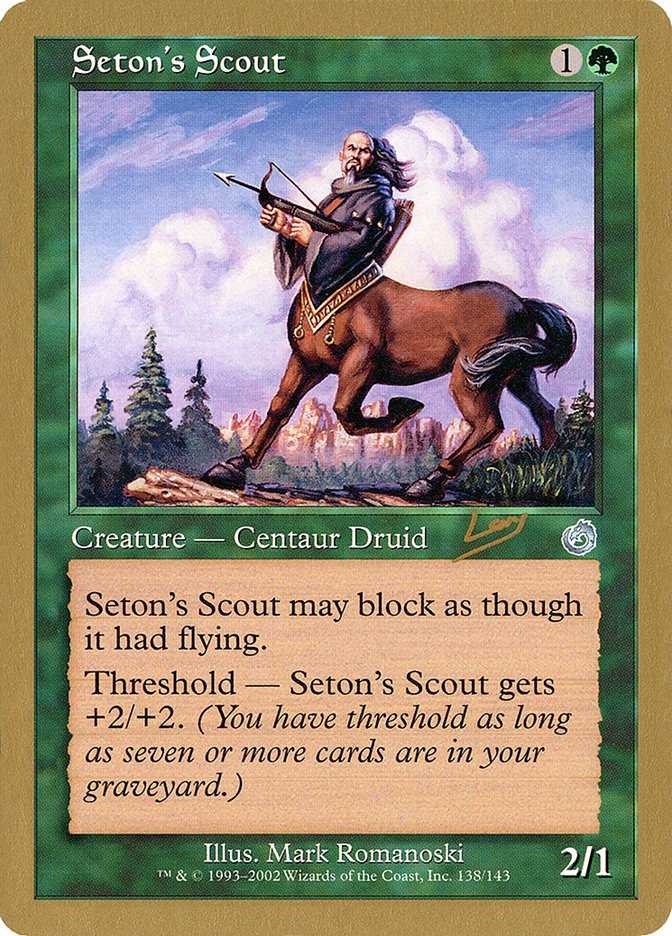 Seton's Scout (Raphael Levy) [World Championship Decks 2002] | The Time Vault CA