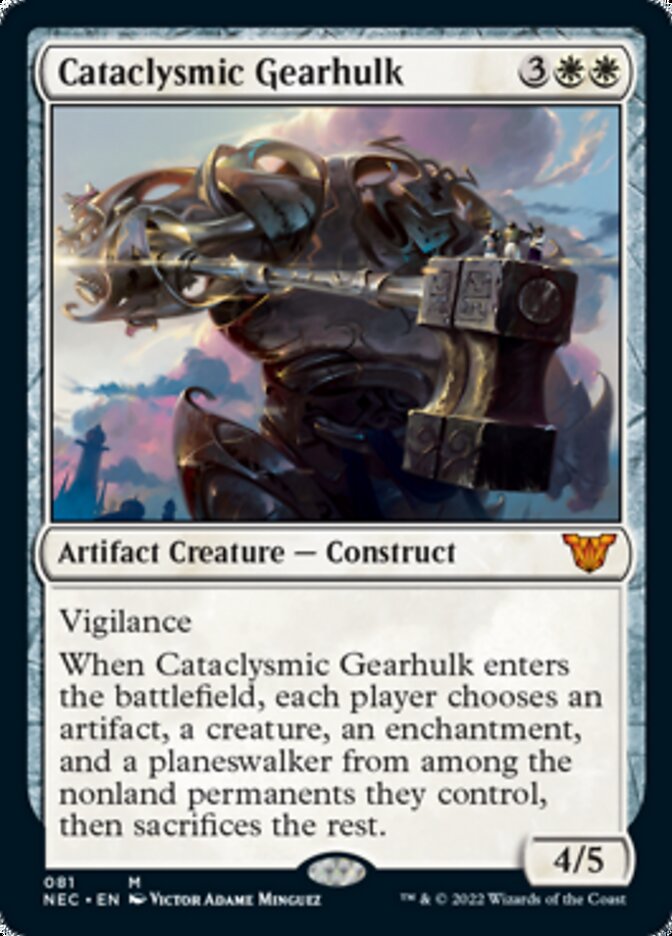 Cataclysmic Gearhulk [Kamigawa: Neon Dynasty Commander] | The Time Vault CA